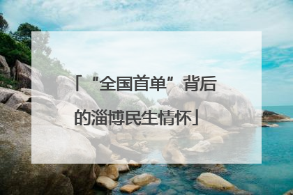 “全国首单”背后的淄博民生情怀