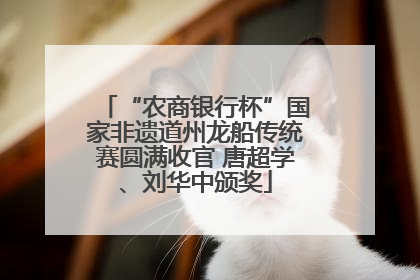 “农商银行杯”国家非遗道州龙船传统赛圆满收官 唐超学、刘华中颁奖