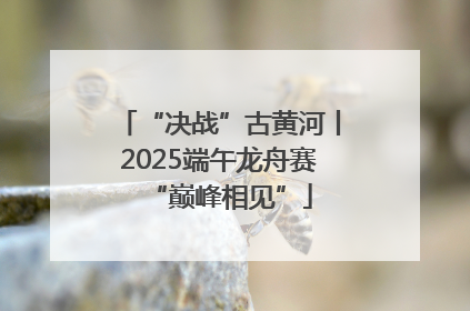 “决战”古黄河丨2025端午龙舟赛“巅峰相见”
