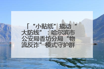 “小贴纸”撬动“大防线”：哈尔滨市公安局香坊分局“物流反诈”模式守护群众“钱袋子”