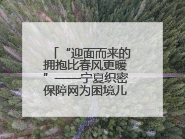 “迎面而来的拥抱比春风更暖”——宁夏织密保障网为困境儿童成长护航
