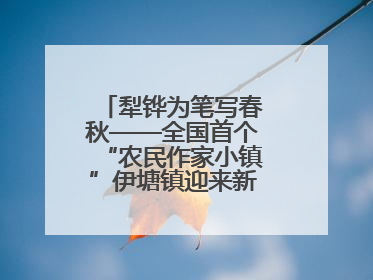 犁铧为笔写春秋——全国首个“农民作家小镇”伊塘镇迎来新乡土文学采风