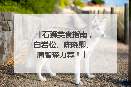 石狮美食指南，白岩松、陈晓卿、周智琛力荐！