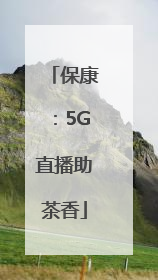 保康：5G直播助茶香