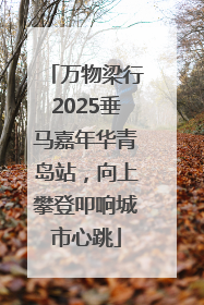 万物梁行2025垂马嘉年华青岛站，向上攀登叩响城市心跳