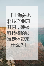 上海养老科技产业园开园，硬核科技将给银发群体带来什么？