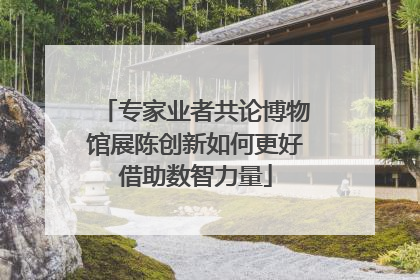 专家业者共论博物馆展陈创新如何更好借助数智力量