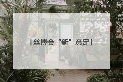 丝博会“新”意足