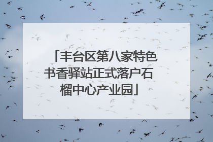 丰台区第八家特色书香驿站正式落户石榴中心产业园