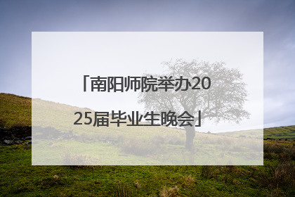 南阳师院举办2025届毕业生晚会