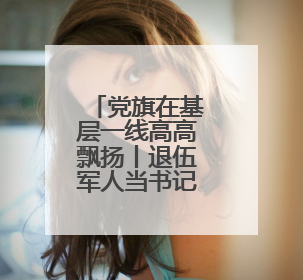 党旗在基层一线高高飘扬丨退伍军人当书记，带出一个亿元村
