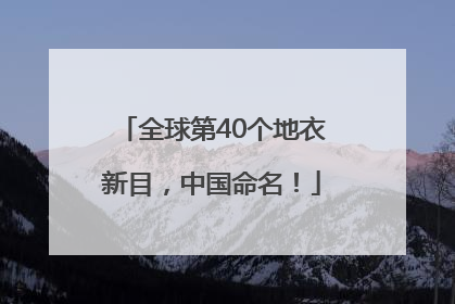 全球第40个地衣新目，中国命名！