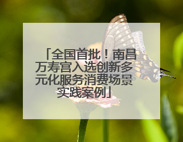 全国首批！南昌万寿宫入选创新多元化服务消费场景实践案例