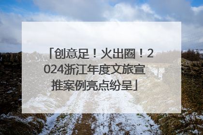 创意足！火出圈！2024浙江年度文旅宣推案例亮点纷呈