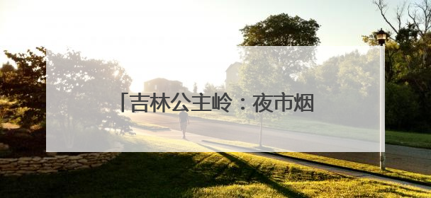 吉林公主岭：夜市烟火气，点亮夜经济