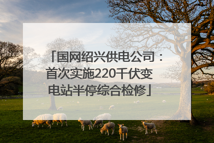 国网绍兴供电公司：首次实施220千伏变电站半停综合检修