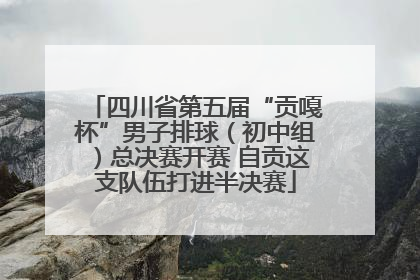 四川省第五届“贡嘎杯”男子排球（初中组）总决赛开赛 自贡这支队伍打进半决赛
