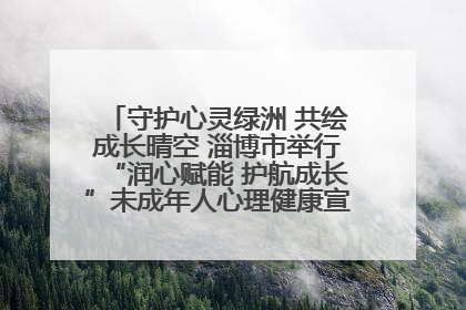守护心灵绿洲 共绘成长晴空 淄博市举行“润心赋能 护航成长”未成年人心理健康宣传教育主题活动