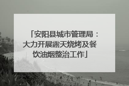 安阳县城市管理局：大力开展露天烧烤及餐饮油烟整治工作