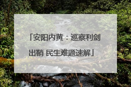 安阳内黄：巡察利剑出鞘 民生难题速解