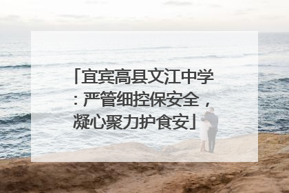 宜宾高县文江中学：严管细控保安全，凝心聚力护食安