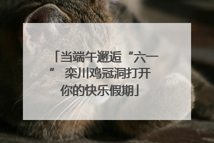 当端午邂逅“六一” 栾川鸡冠洞打开你的快乐假期