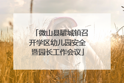 微山县驩城镇召开学区幼儿园安全暨园长工作会议