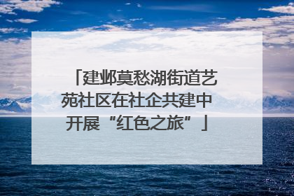 建邺莫愁湖街道艺苑社区在社企共建中开展“红色之旅”