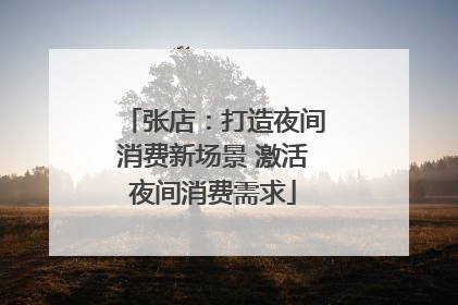 张店：打造夜间消费新场景 激活夜间消费需求