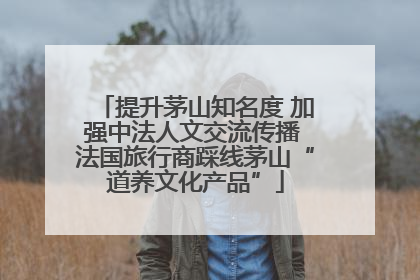 提升茅山知名度 加强中法人文交流传播 法国旅行商踩线茅山“道养文化产品”