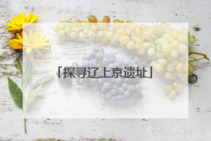 探寻辽上京遗址