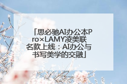 思必驰AI办公本Pro×LAMY凌美联名款上线：AI办公与书写美学的交融