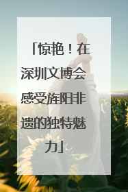 惊艳！在深圳文博会感受旌阳非遗的独特魅力