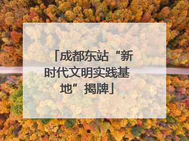 成都东站“新时代文明实践基地”揭牌