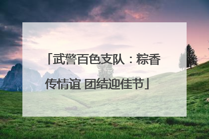 武警百色支队：粽香传情谊 团结迎佳节