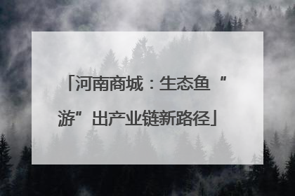 河南商城：生态鱼“游”出产业链新路径