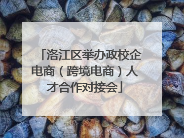 洛江区举办政校企电商（跨境电商）人才合作对接会
