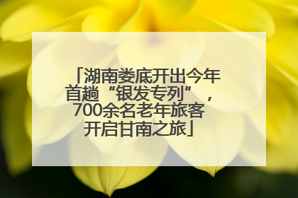 湖南娄底开出今年首趟“银发专列”，700余名老年旅客开启甘南之旅