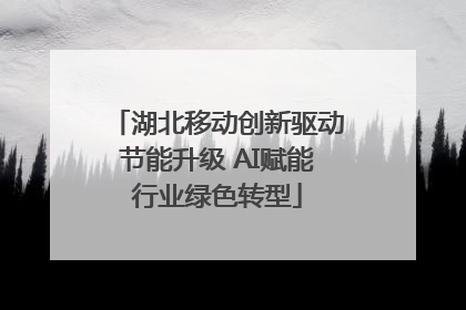湖北移动创新驱动节能升级 AI赋能行业绿色转型