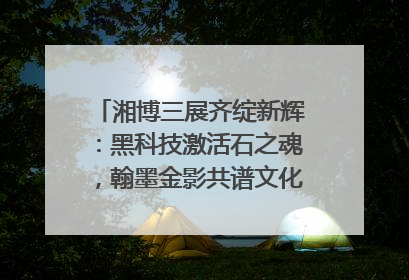 湘博三展齐绽新辉：黑科技激活石之魂，翰墨金影共谱文化遗产日华章