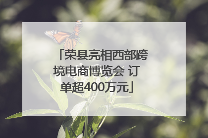 荣县亮相西部跨境电商博览会 订单超400万元