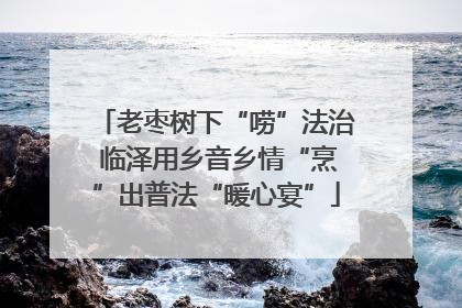 老枣树下“唠”法治 临泽用乡音乡情“烹”出普法“暖心宴”