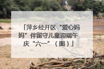 萍乡经开区“爱心妈妈”伴留守儿童迎端午庆“六一”（图）