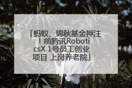 蚂蚁、锦秋基金押注！前腾讯RoboticsX 1号员工创业项目 上岗养老院