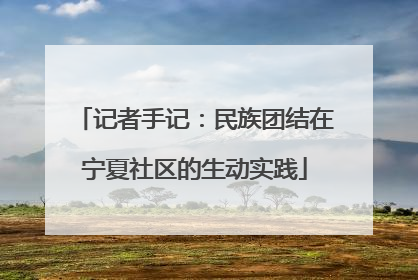 记者手记：民族团结在宁夏社区的生动实践