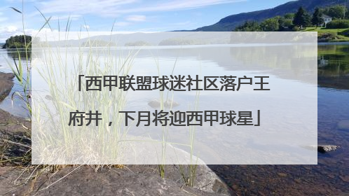 西甲联盟球迷社区落户王府井，下月将迎西甲球星
