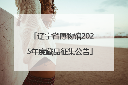 辽宁省博物馆2025年度藏品征集公告