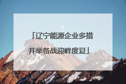 辽宁能源企业多措并举备战迎峰度夏