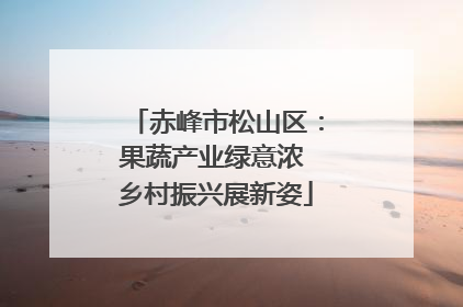 赤峰市松山区：果蔬产业绿意浓 乡村振兴展新姿