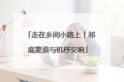 走在乡间小路上丨祁底麦浪与机杼交响